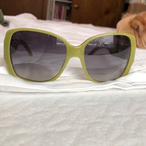 Burberry olive green sunglasses
